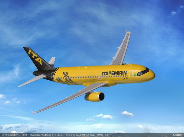 Chega ao Brasil a primeira aeronave da Itapemirim Transportes Aéreos