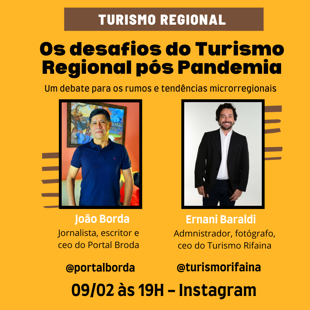 Live aborda as tendências e os desafios do turismo regional
